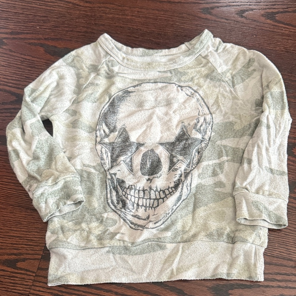 Lauren Moshi Kids Starry Skull Camo Sweatshirt